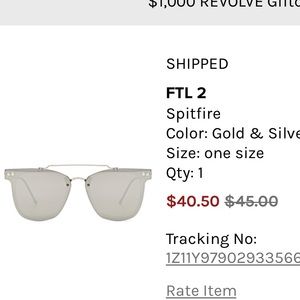 Spitfire Gold & Silver Sunglasses